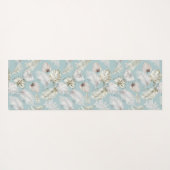 tropische gouden foliën Monogram Yoga Mat (Achterkant (horizontaal))