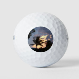 Tropische gouden wolkenwolk golfballen