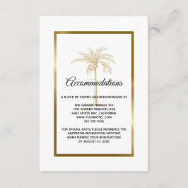Tropische goudpalm Bindwonding Informatiekaartje