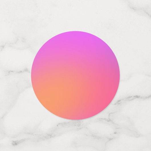 Tropische gradiënt confetti (Kleine voorkant)