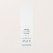 Tropische Greenery Foliage Visitekaartjes (Binnenkant ongevouwen)