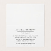 Tropische Greenery Foliage Visitekaartjes (Binnenkant ongevouwen)