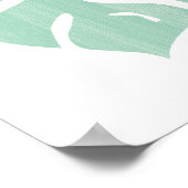 Tropische groen - Monstera Leaves Poster (Hoek)