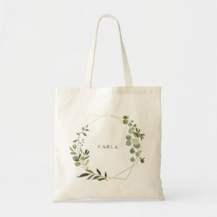 Tropische groene bladeren Canvas tas