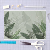 tropische groene bladeren tissuepapier (Craft)