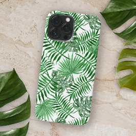 Tropische groene palmboom uit zomerkunst iPhone 15 pro max hoesje
