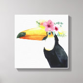Tropische Halo - Toucan Canvas Afdruk (Voorkant)