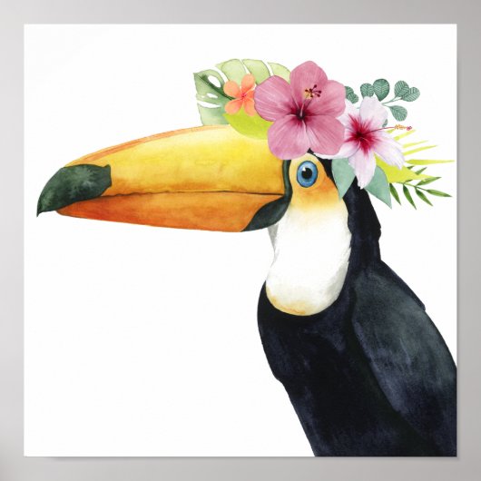 Tropische Halo - Toucan Poster (Voorkant)