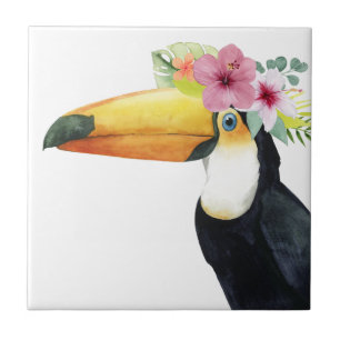Tropische Halo - Toucan Tegeltje