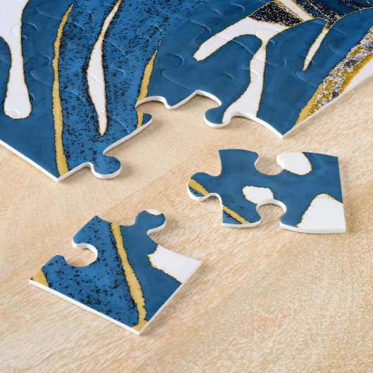 Tropische Hand getrokken: Creatief Naadloos Patroo Legpuzzel (Zijkant)