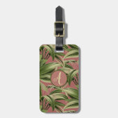  tropische handpalmen bagagelabel (Voorkant verticaal)