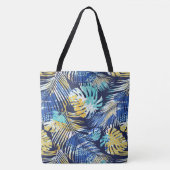 Tropische handpalmen Canvas tas (Voorkant)