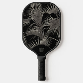 Tropische handpalmen met monogram Initialen Pickleball Paddle