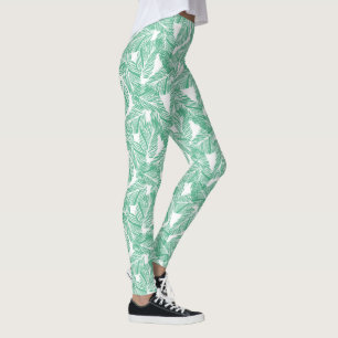 Tropische handpalmen Print Vrouwen Leggings