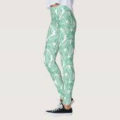 Tropische handpalmen Print Vrouwen Leggings (Links)