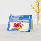 Tropische Happy Moederdag Kaart (Gele Bloem)