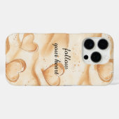 Tropische harten in zandstrand   Case-Mate iPhone case (Achterkant (horizontaal))