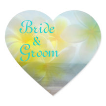 Tropische Haven Bride en Groom Plumeria Wedding