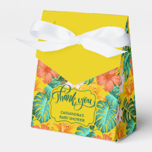 Tropische Hawaiaanse Aloha Baby Shower Favor Doos Bedankdoosjes
