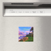 Tropische Hawaii Seashore Sunset Magneet (Insitu (Vaatwasser))