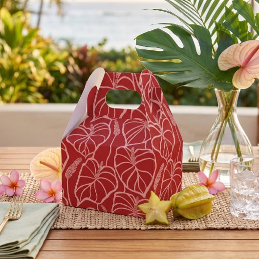 Tropische Hawaiiaanse print Bedankdoosjes