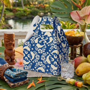 Tropische Hawaiiaanse print dolfijnen Bedankdoosjes