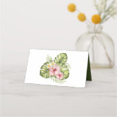 Tropische Hawaiian Flowers Weddenschap (Achterkant)