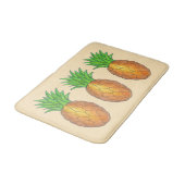 Tropische Hawaiian Island Pineapple Beach Print Badmat (Gekanteld)