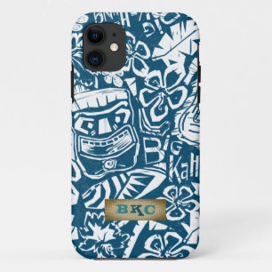 Tropische  Hawaiian Tiki Surfer iPhone 11 Hoesje