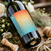 Tropische hemel ID741 Wijn Etiket