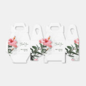 Tropische Hibiscus Bedankdoosjes (Uitgevouwen)