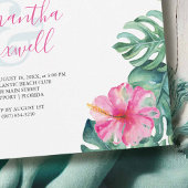 Tropische Hibiscus Bloem Verlovingsfeest