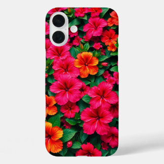 Tropische Hibiscus Bloom iPhone 16 Plus Hoesje