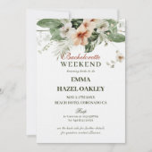 Tropische hibiscus boho pastel Bachelorette Kaart (Voorkant)