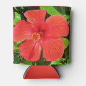 Tropische Hibiscus Flower Blikjeskoeler (Voorkant)