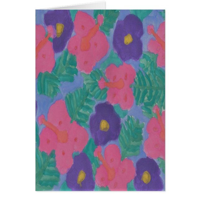 Tropische Hibiscus Flowers (Voorkant)