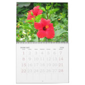 Tropische Hibiscus Flowers Agenda Kalender (Feb 2026)