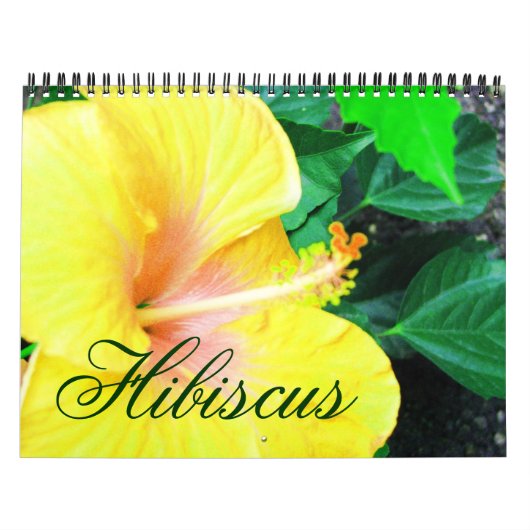 Tropische Hibiscus Flowers Agenda Kalender (Hoes)