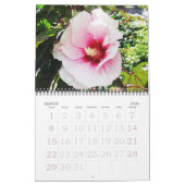 Tropische Hibiscus Flowers Agenda Kalender (Mar 2026)