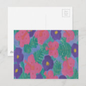 Tropische Hibiscus Flowers Briefkaart (Voorkant / Achterkant)