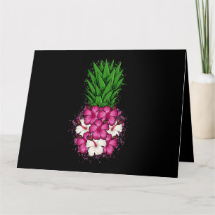 Tropische Hibiscus Hawaiian Pineapple Aloha Hawaii Kaart