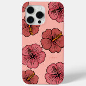Tropische hibiscus patroon gepersonaliseerde iPhon Case-Mate iPhone Case (Achterkant)