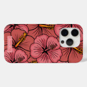 Tropische hibiscus patroon gepersonaliseerde iPhon Case-Mate iPhone Case (Achterkant (horizontaal))