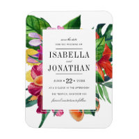 Tropische hibiscus, Plumeria & Palm | Datum opslaa