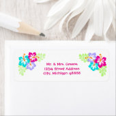 Tropische Hibiscus - Return Address Label (Insitu)