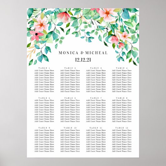 Tropische Hibiscus | Weddenschappen Poster (Voorkant)