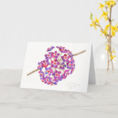 Tropische honingsKaart Kaart (Gele Bloem)