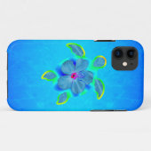 Tropische Honu Turtle en Hibiscus Case-Mate iPhone Case (Achterkant (horizontaal))
