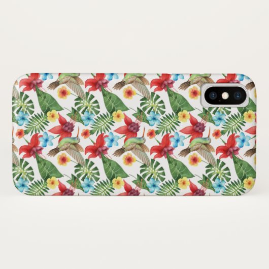 Tropische Hummingvogel Case-Mate iPhone Case (Achterkant (horizontaal))