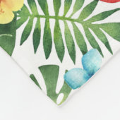 Tropische Hummingvogel Fleece Deken (Hoek)